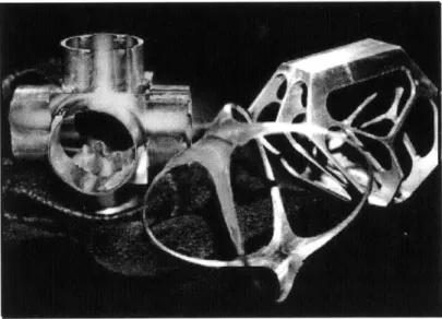 Figure  8* shows  some  sample  parts produced  with RFPE.