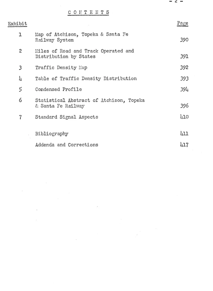 Table of Traffic Density Distribution Condensed Profile