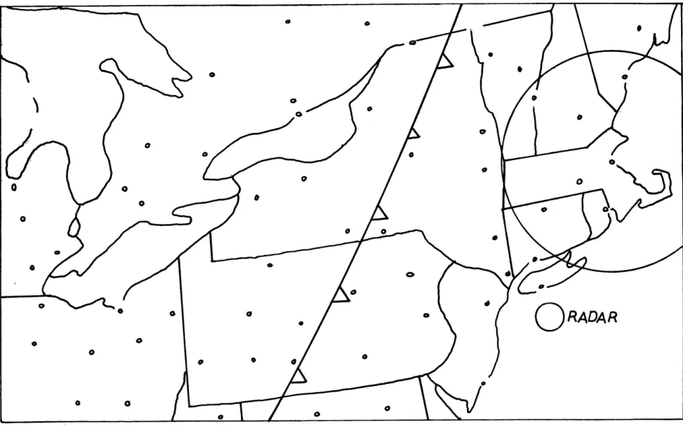 FIGURE 3. SURFACE FEATURES AT IBOOEST ON JUNE9, /965