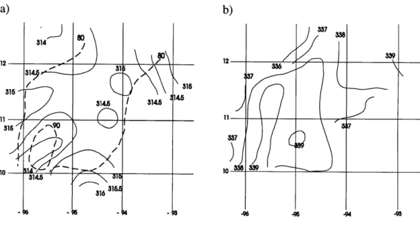 Figure 3.5:  In situ  observations  from  3 km altitude  in pre-Guillermo  MCS  during  flight 2P
