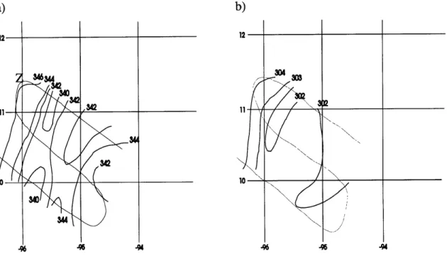 Figure 3.6:  In situ observations  from 300 m altitude  in  pre-Guillermo  MCS  during flight 2P