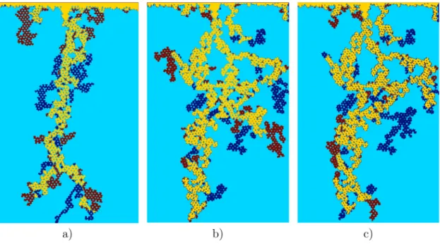 Figure 9. Experiments and simulations with initialization superimposed on the same image