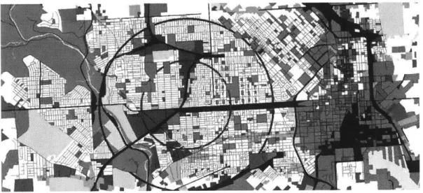 Figure  5.  Land use in  the  Station Area  is 80% medium density residential.