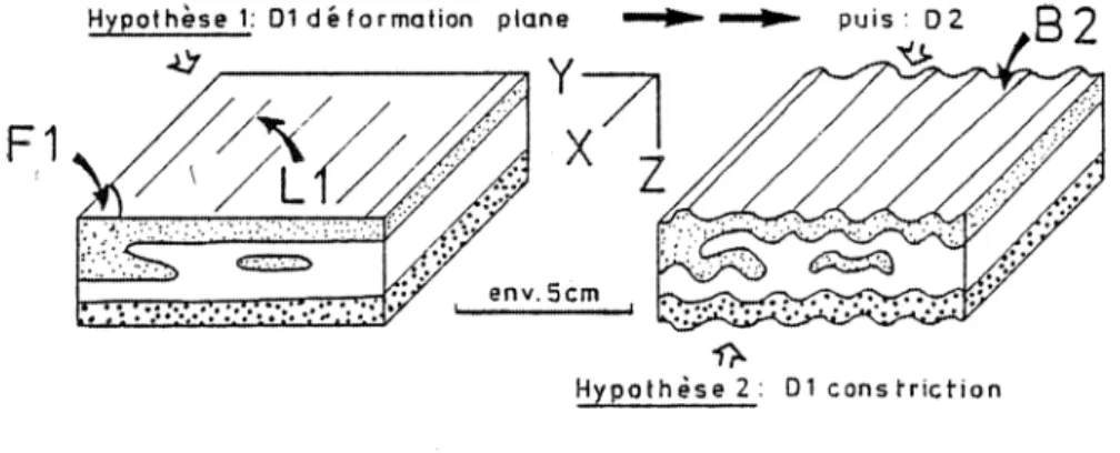 FIG.  27  :  Problème de  la crénulation  suivant X.  Voir explications  dans  le  texte.