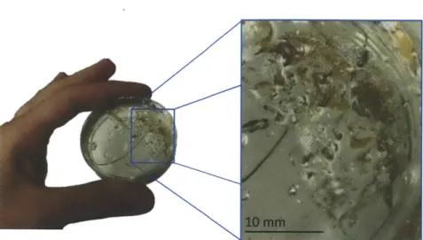 Figure  4-10:  A  rough  surface  created  in many  motions by  two  jets  intersecting  at 90' intersection  and  created  by  50 lrm  nozzles  spaced  10  mm  apart.