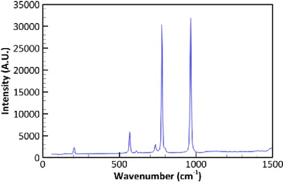Figure 5: Raman spectrum of Cree HPSI GaN-on-SiC wafer 