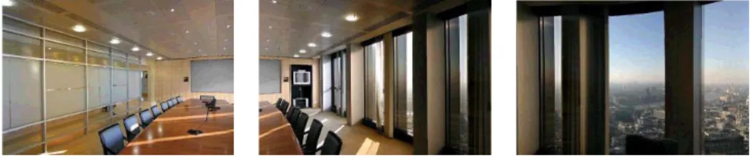 Fig. 2.10 – Diverses vues de la navigation dans un ﬁlm QuickTime VR