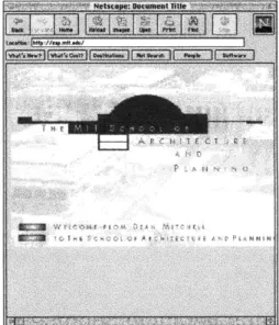 Figure  40.0 shows  an example from the  Internet. This is  analogous  to the development of the GUI for computers  started by Apple's  desktop metaphor  in  the  mid  80's