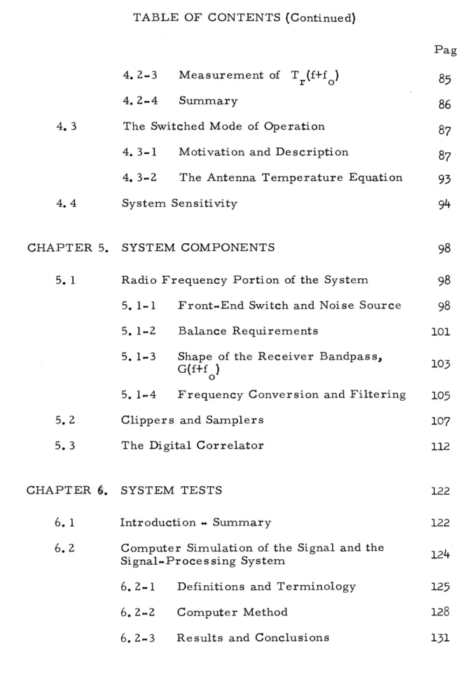 TABLE  OF  CONTENTS  (Continued)