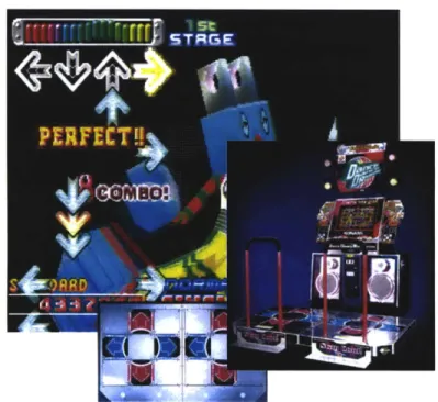 Figure 4-4: Dance  Dance  Revolution.