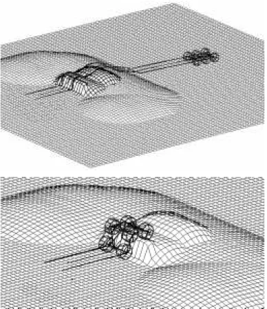 Fig. 2.3 - (a) Chemin genere quand uniquement les contraintes geometriques et cinematiques sont considerees