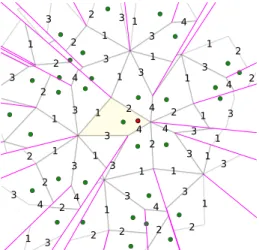 Figure 1. Problem definition: (a) A point is visible to an omni-directional receiver via multiple specular reflections