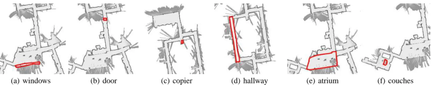 Figure 3: Examples of candidate landmarks.