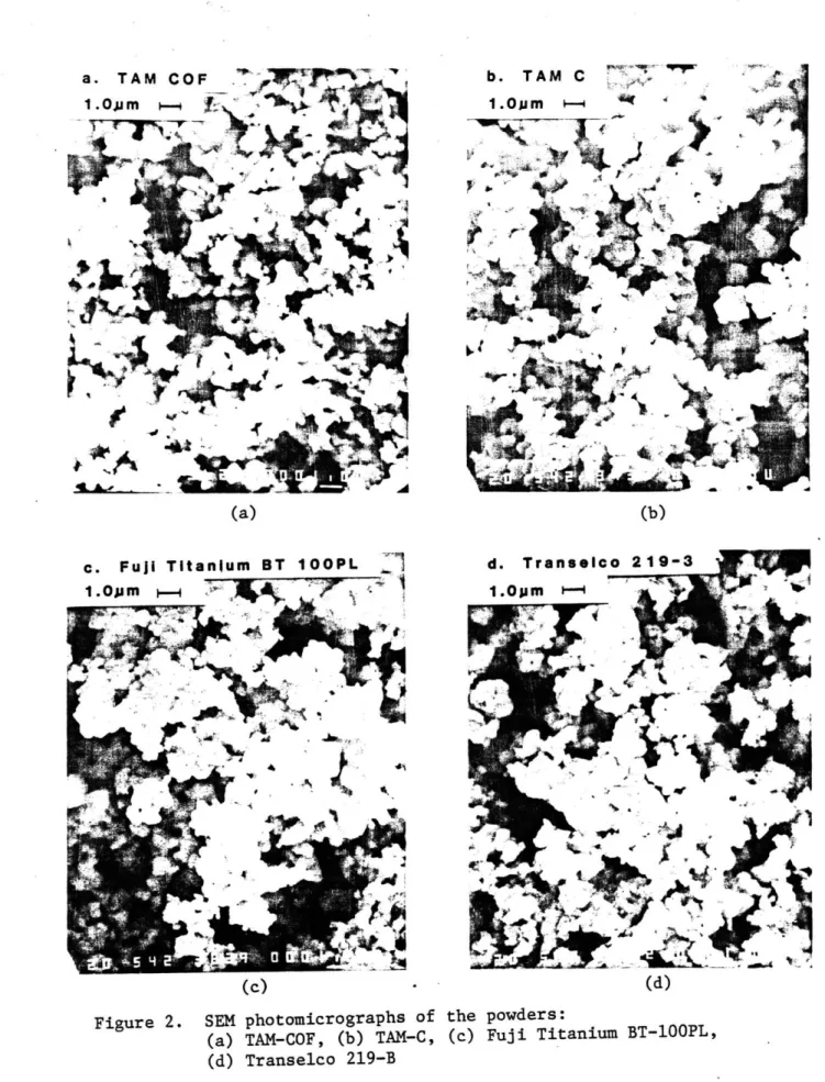 Figure 2.  SEM photomicrographs  of (a) TAM-COF,  (b) TAM-C, (d) Transelco  219-B