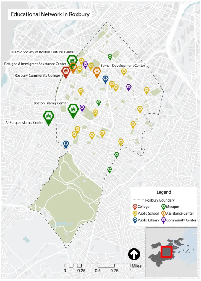 Figure 7: Education Network in Roxbury 
