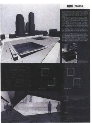 FIG  19:  Original competition board, Michael Arad's &#34;Reflecting Absence&#34;