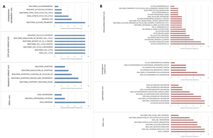 Figure S3. Gene set enrichment analysis of the time course transcriptome data for fed-batch  process, Related to Figure 3