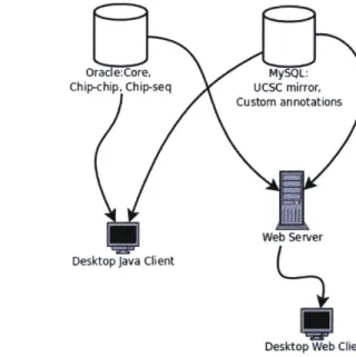 Figure  2-1:  GSE  is  structured  as  either  a  &#34;fat&#34;  desktop  client  that  connects  directly to  the  underlying  database(s),  or  a  &#34;thin&#34;  client  that  can  run  in a  web-browser.