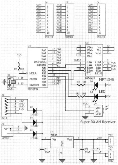 Figure  4-3:  Schematic  for  Location  Beacon/Receiver