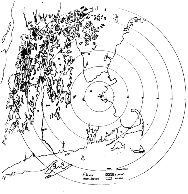 Fig.  1.  General  terrain  map  of  New  England.