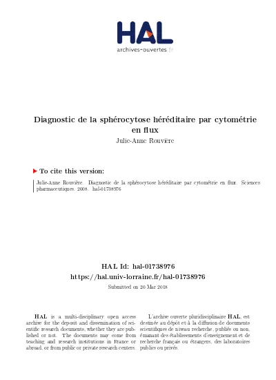 L’ektacytométrie en gradient osmolaire et l’élongation