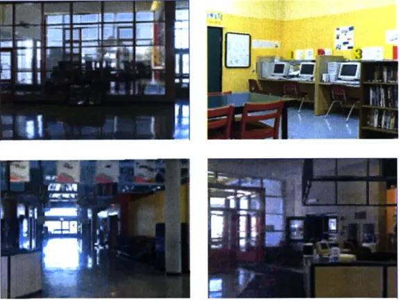 Figure 3-a2, left: A glass conference room  in the 3  lobby Figure 3-a3, right: The education room Figure  3-a4, left: The  main corridor Figure  3-a5, right: The reception and entrance area