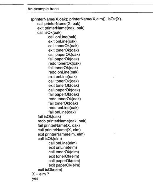 Figure  23  An example  trace