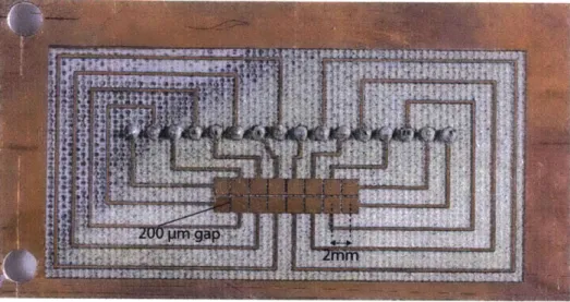 Figure  4-4:  Fiber  Laser  etched  Electrode  Grid.