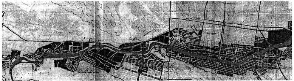 Figure Ground of  the river's edges Figure 18 4 Site Analysis Figure 19I