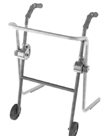 Figure  1: First prototype  of our walker  designed to help users  stand up.