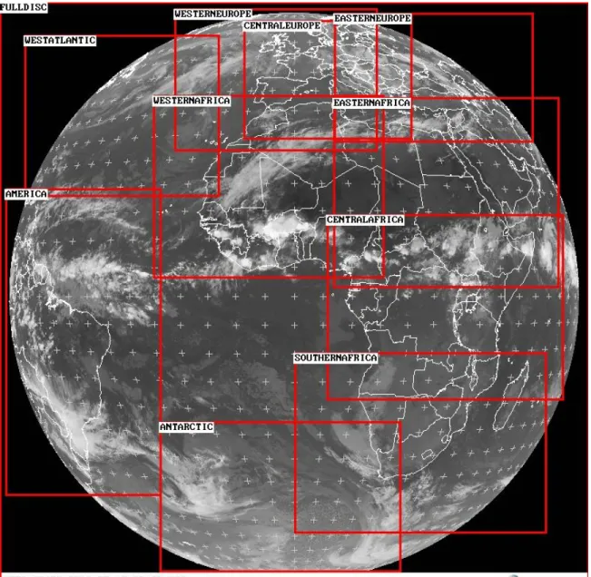Figure 2-4: The SEVIRI 10.8µm “full disc” image from 17 May 2010 at 2000 UTC for 30 August 2006 at 0730