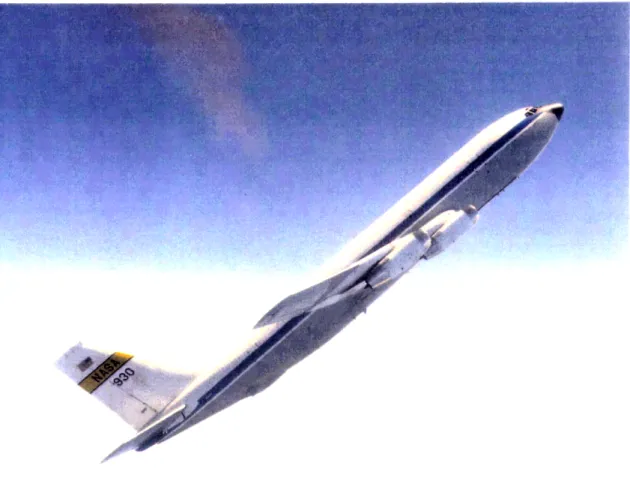 Figure 2.3  NASA  KC- 135  &#34;Zero-g&#34; aircraft  entering  a  weightlessness  parabola