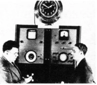 Figure  13: The  first  atomic  clock, con- con-structed  in 1949  by  the  US  National Bureau  of Standards