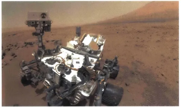 Figure  1-1:  Curiosity's  self-portrait  on  Mars.  Photo  source:  http: //photojournal.