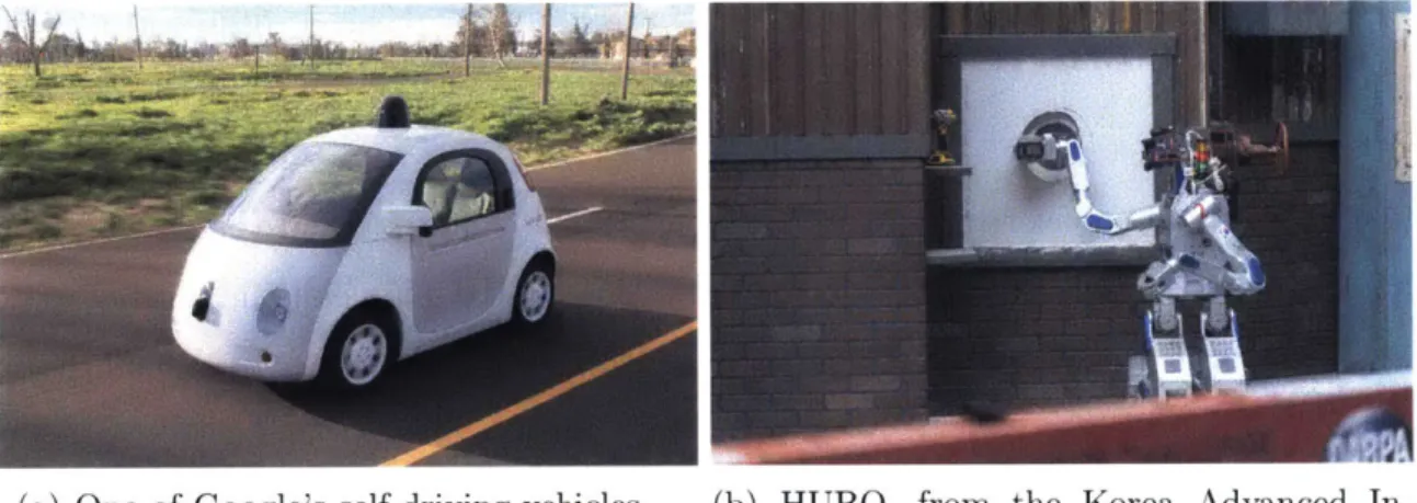 Figure  1-3:  Current  safety-critical  robotic  applications.  Source for  photo  1-3a:  https: