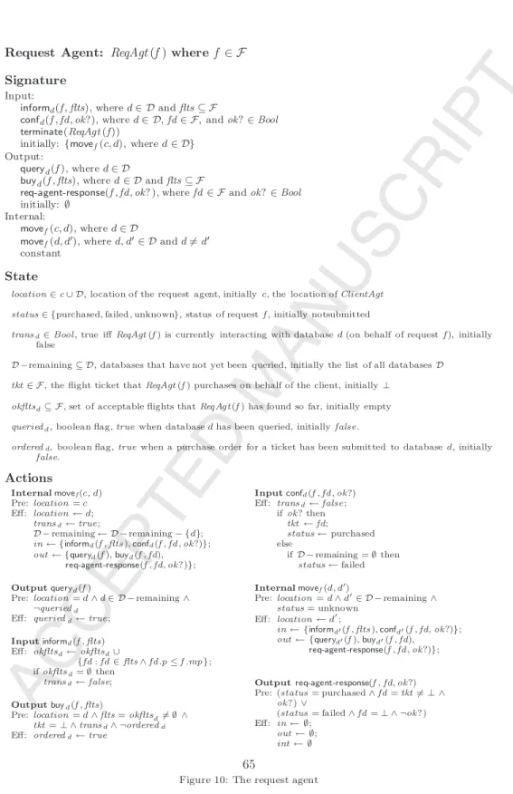 Figure 10: The request agent