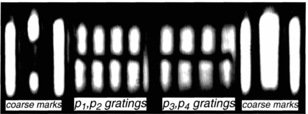 Figure 2-5: Two IBBI marks eliminate phase ambiguity over a range of several microns.