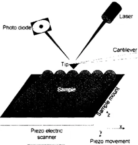 Figure  1: Conventional  Atomic  Force  Microscope  Schematic  [1]
