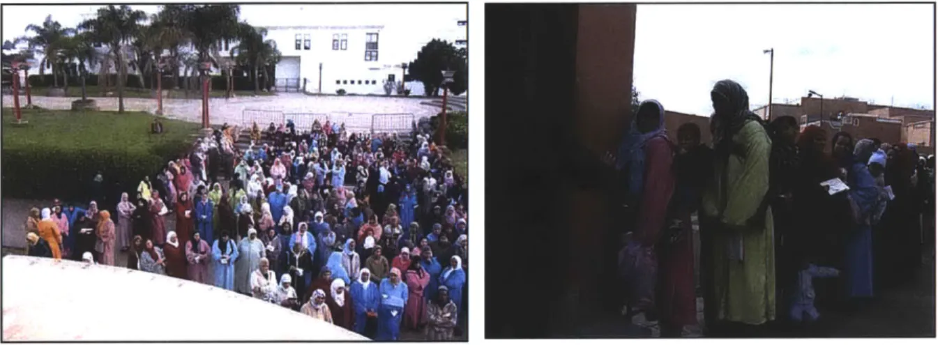 Figure  14  shows part  of the selection process  in Marrakesh.  Figure  15  shows the mobility part of the process  in which guest workers are  provided with ground  and  sea transportation  to their final destinations on  Huelva farms.