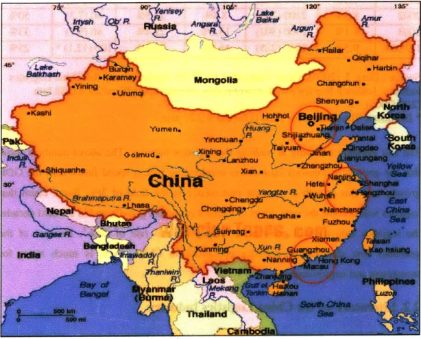 Figure 2  Three major logistics  regions