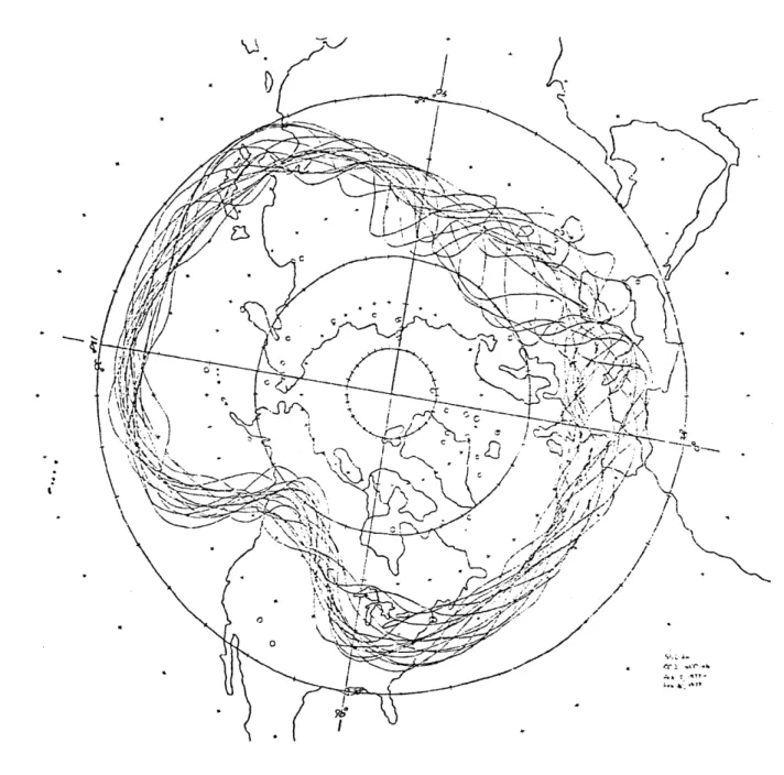 FIGURE  B:  Same  as  Figure  A  except  for  the  16  day  period  from February  5, 1977  to  February  20,  1977