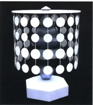 Figure 2-1:  Rendering  of early prototype  of lamp.