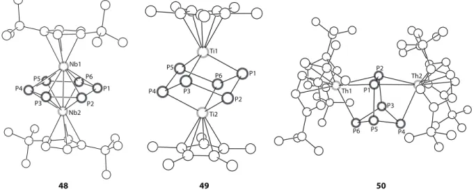 Figure 10: Structural diversity in P 6 ligands derived from P 4 activation.