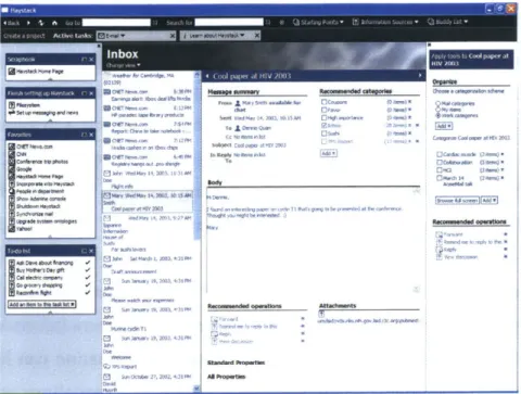 Figure 2-2: Haystack User Interface