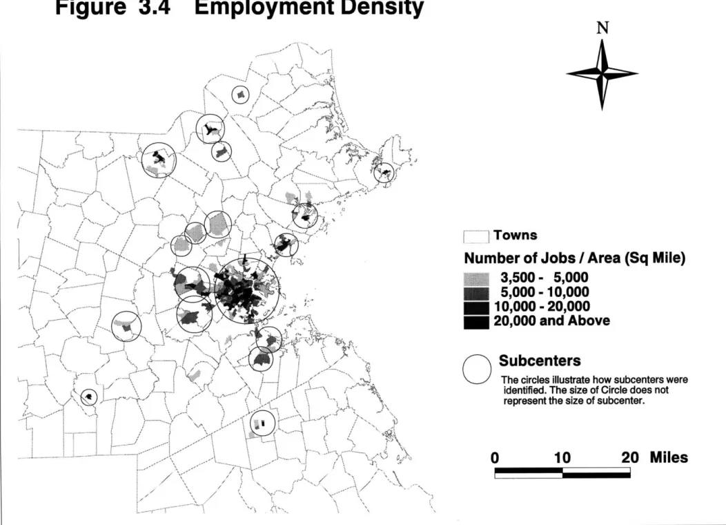 Figure  3.4  Employment  Density