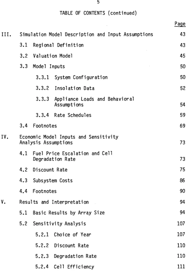 TABLE OF  CONTENTS  (continued)