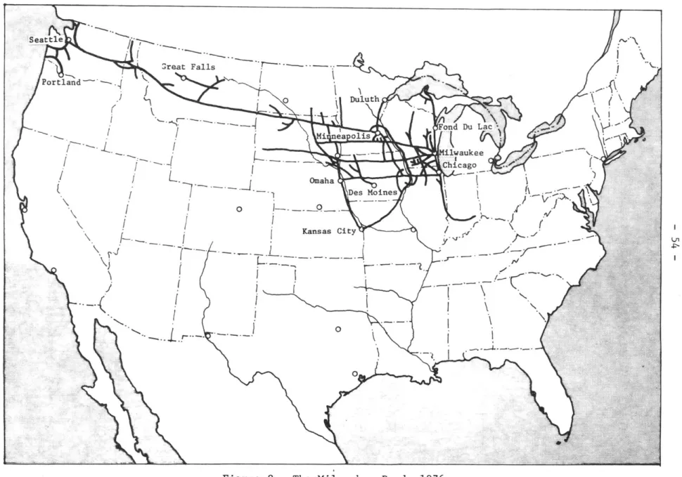 Figure  8.  The Milwaukee  Road,  1976----- 4j(-I--./IIV.j