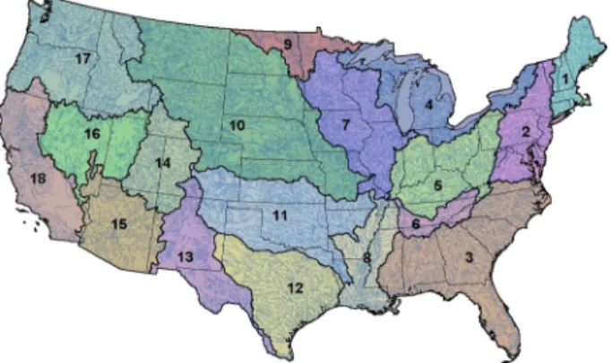 Fig. 2 water resource regions in the US