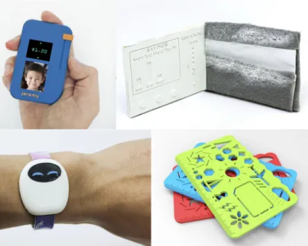 Fig. 1 Physical prototypes made by SUTD-MIT International Design Center exploring concepts for a new payment device for children