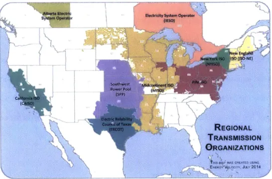Figure  2.  There  are  seven  transmission operators  in the  U.S.,  each  of which  operates  an  electricity  market.